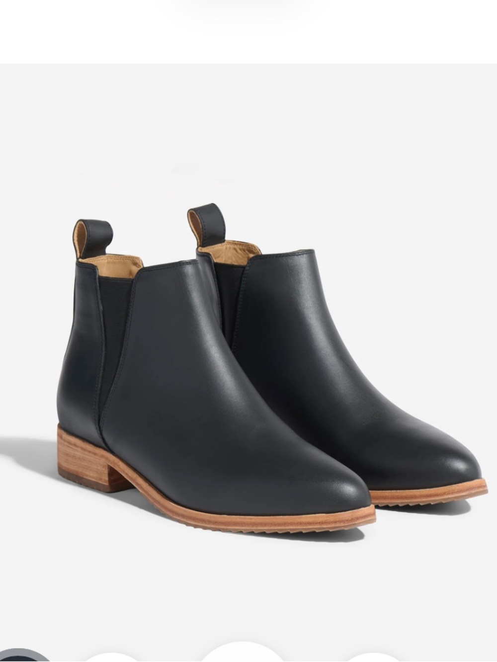 NWOT Nisolo black leather Eva Chelsea boots sz 10
